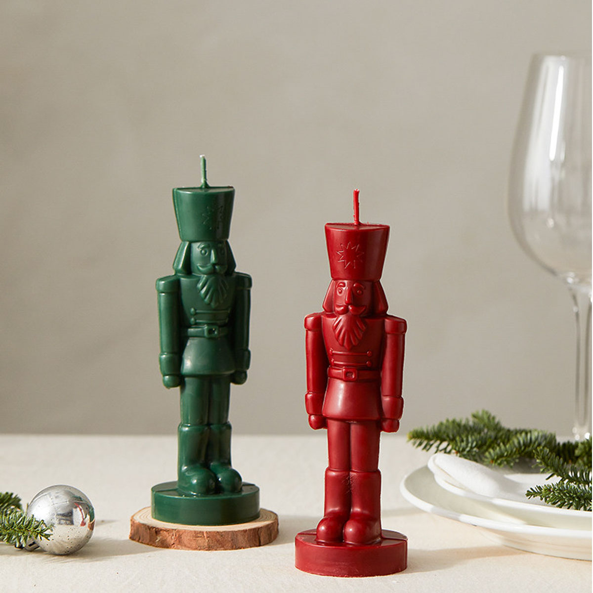 Nutcracker Figurine - Cetakan Lilin Plastik Prajurit Nutcracker Besar,