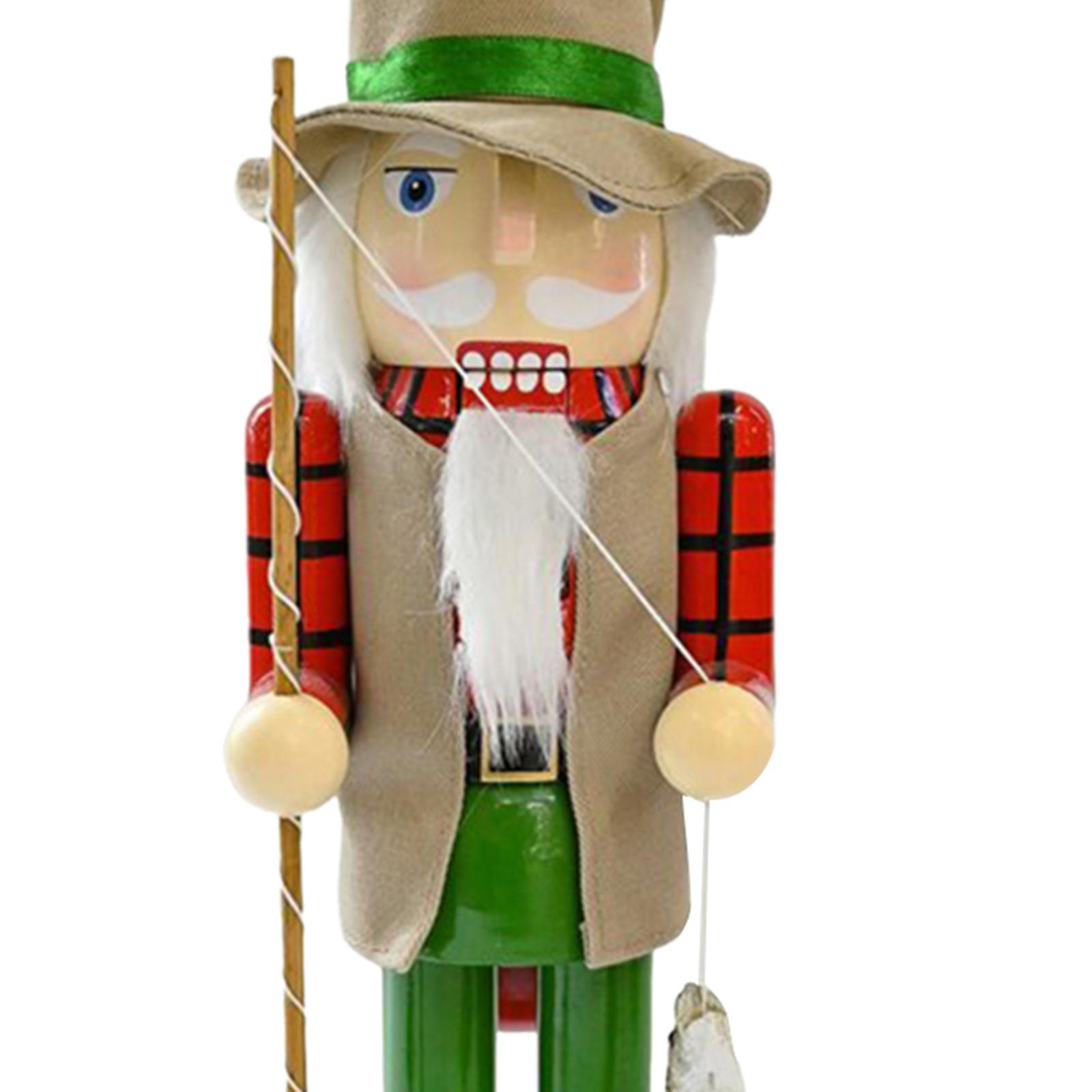Nutcracker Figurine - Dekorasi Natal Nutcracker Kayu, Hiasan Tengah