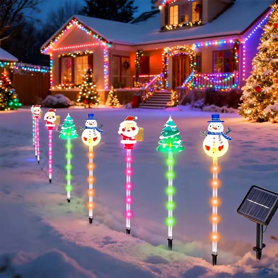 1 Set Lampu Taman Tenaga Surya - Christmas Lights Outdoor ulasan dan harga