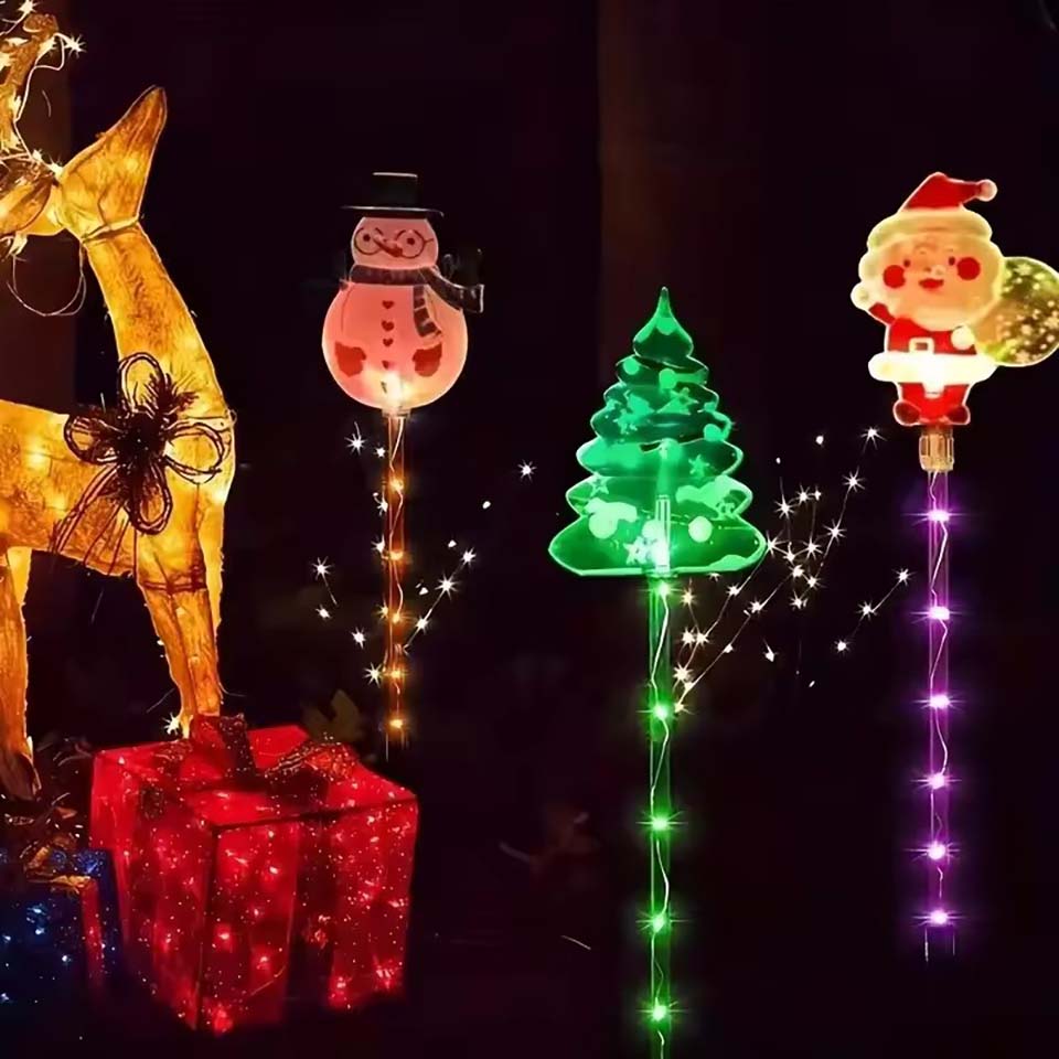 1 Set Lampu Taman Tenaga Surya - Christmas Lights Outdoor ulasan dan harga