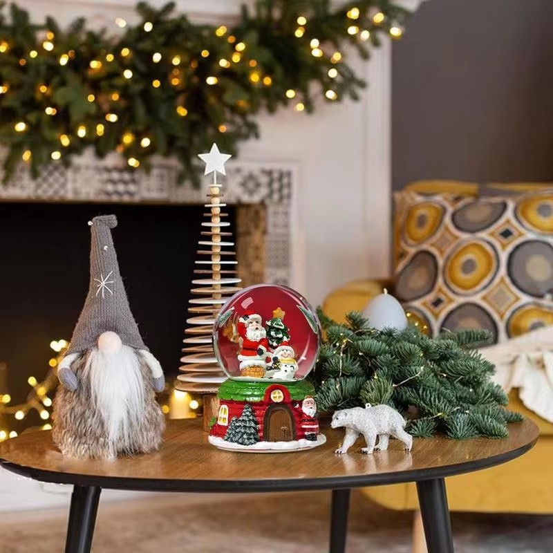 Bola Salju Musik Natal LED Fan - Snow Globe Musical ulasan dan harga
