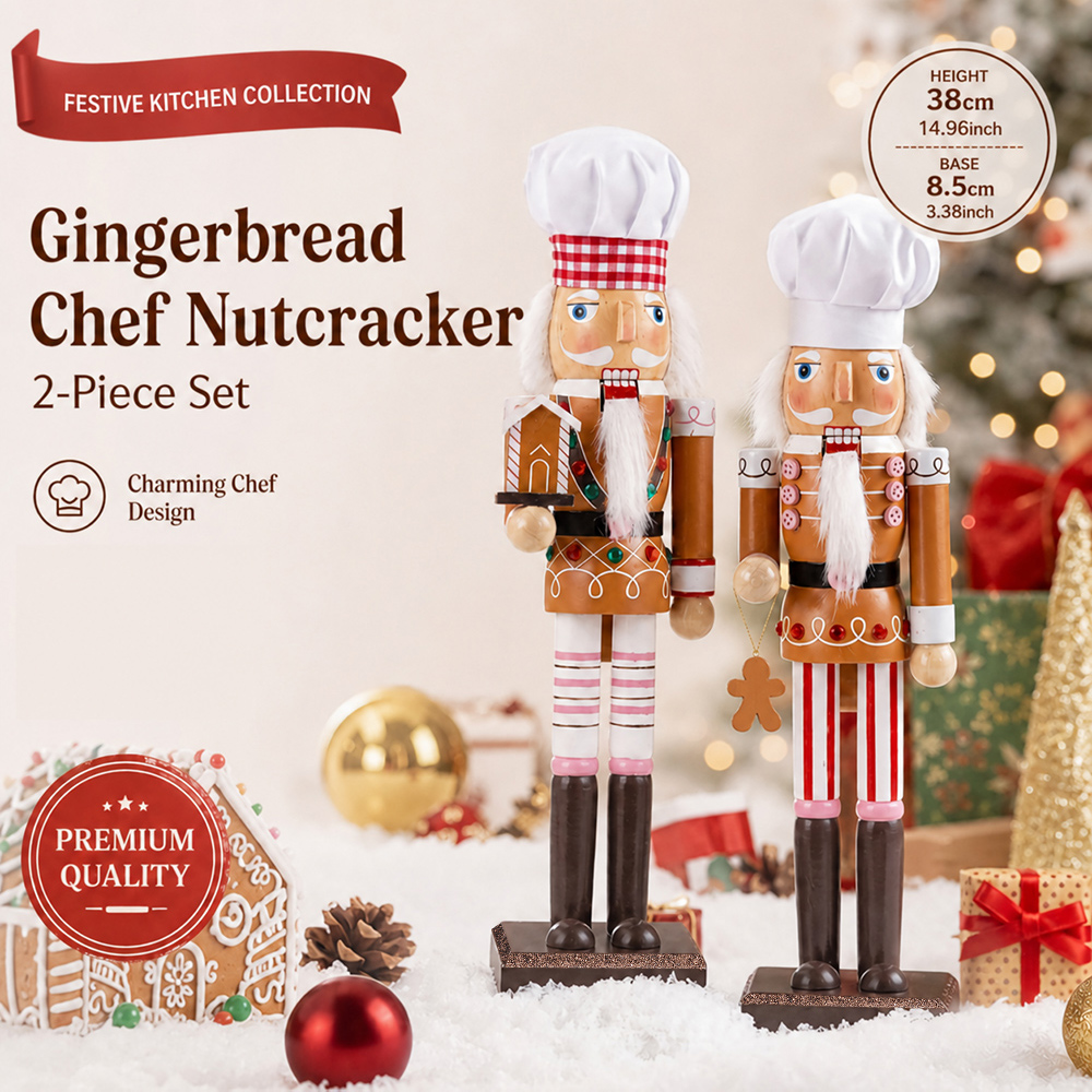 Ornamen Kayu Nutcracker Natal  - Nutcracker Figurine ulasan dan harga