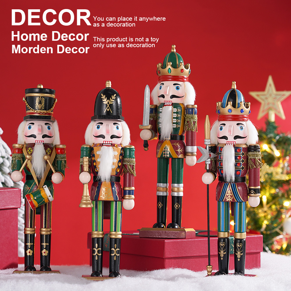 Boneka kayu 30CM dekorasi Nata - Nutcracker Figurine ulasan dan harga