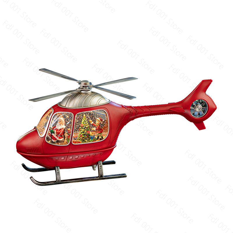 Bola Salju Helikopter Natal de - Snow Globe Musical ulasan dan harga