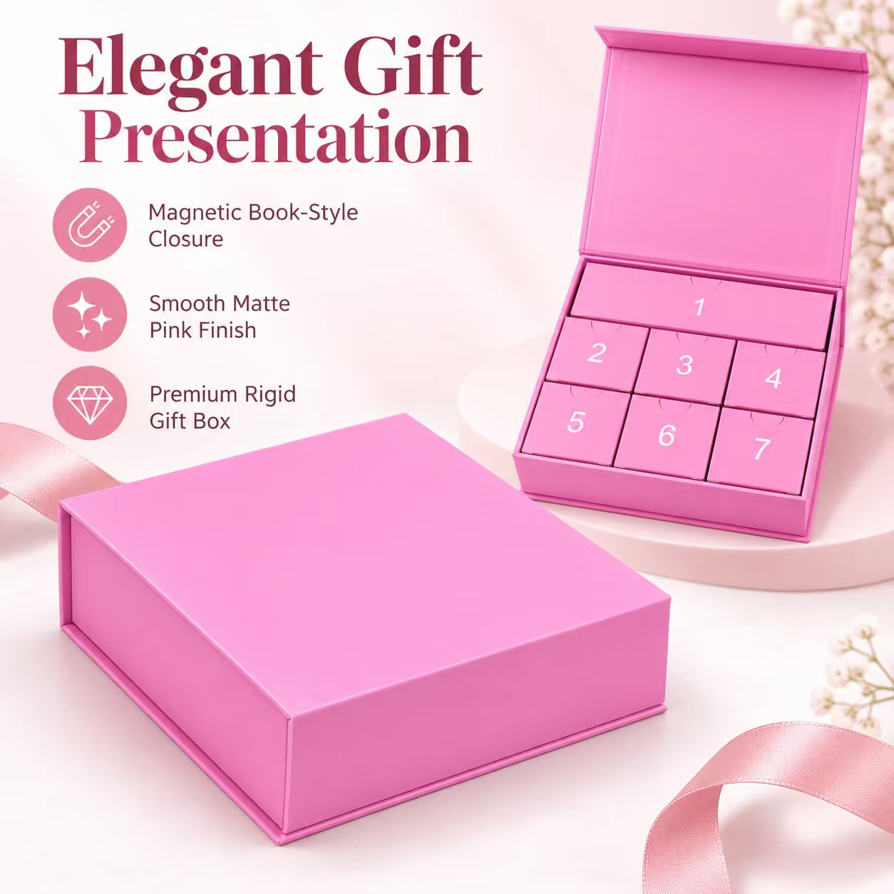 Kotak Hadiah Kalender Hitung M - Gift Box Wrap Set ulasan dan harga